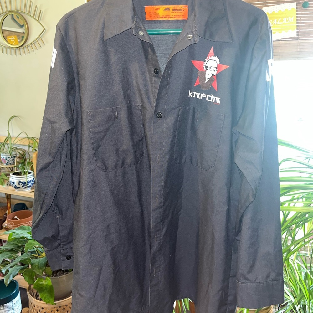 KMFDM rare vtg button up